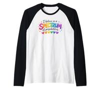 Believe in a Spectrum of Possibilities Design Raglan Baseball Tee