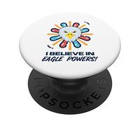 Believe in Eagle Powers! Nacho Funny Lucha Libre Wrestle PopSockets Swappable PopGrip