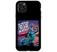 Believe in Myself Nessie Lochness Monster Funny Superhero Case for iPhone 11 Pro Max