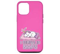 Believe in Naps Unicorn Cartoon Sleep Vibes Case for iPhone 12/12 Pro