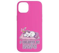 Believe in Naps Unicorn Cartoon Sleep Vibes Case for iPhone 14 Plus
