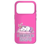 Believe in Naps Unicorn Cartoon Sleep Vibes Case for iPhone 17 Pro