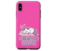 Believe in Naps Unicorn Cartoon Sleep Vibes Case for iPhone XS Max