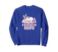 Believe in Naps Unicorn Cartoon Sleep Vibes Sweatshirt
