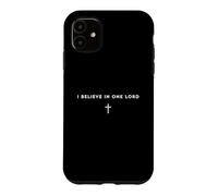 Believe in One Lord Jesus Christian Cross simple Case for iPhone 11