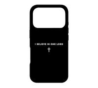 Believe in One Lord Jesus Christian Cross simple Case for iPhone 17 Pro