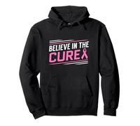Believe In The Cure Cancer Ribbon Pullover Hoodie