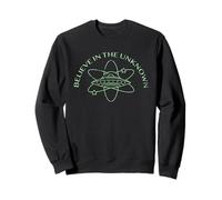 Believe In The Unknown Alien Spaceship UFO Science Fiction Sweatshirt