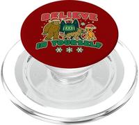 Believe in Yourself BigFoot Sasquatch Mothman Cryptids Xmas PopSockets PopGrip for MagSafe