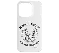 believe in yourself even when others don't robot quotes Case for iPhone 14 Pro