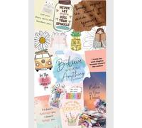 Believe in Yourself lined Notebook for Girls: Inspirational Quote Notebook with Sticker-Style Design for Writing, Journaling & Creative Notes