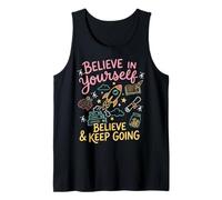 Believe in Yourself Success Rocket Test Day Tank Top