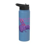 Believe Me I'm Cute Cryptid Mothman Cryptozoology Mothman Stainless Steel Insulated Water Bottle