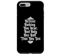 BELIEVE NOTHING YOU HEAR & HALF YOU SEE Edgar Allan Poe Meme Case for iPhone 7 Plus/8 Plus