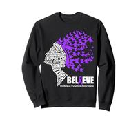 Believe October Domestic Violence Awareness Month Women Sweatshirt