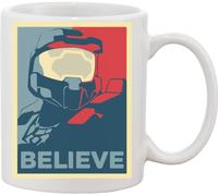 Believe Science Fiction Military Game Artwork Ceramic Mug White