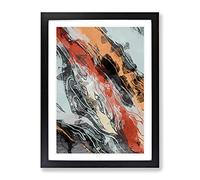 Believe The Truth In Abstract Modern Framed Print | A4 Black Framed Wall Art | Ready to Hang | Abstract Fantasy Picture | Living Room Bedroom Lounge Office