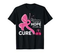 Believe There Is Hope For A Cure | Breast Cancer Awareness T-Shirt