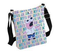 Believebag Cartoon Gift Pim Crossbody Bag - Unisex Adults, Women, Pim Fans - Hobo Style - Polyester - 21cm (L) x 18cm (W) x 5cm (H) / 8.26in (L) x 7.08in (W) x 1.97in (H) - Women/Handbags
