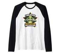 Believed Before It was Declassified Alien Raglan Baseball Tee