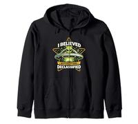 Believed Before It Was Declassified Alien Zip Hoodie