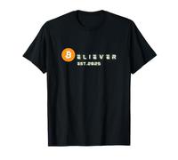 Believer in Bitcoin, Hodl Cryptocurrency, BTC Crypto Merch T-Shirt