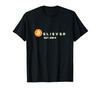 Believer in Bitcoin, Hodl Cryptocurrency, BTC Crypto Merch T-Shirt
