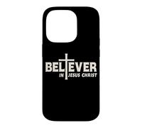 Believer In Jesus Christ Cross Christians Faith Christianity Case for iPhone 14 Pro
