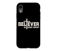 Believer In Jesus Christ Cross Christians Faith Christianity Case for iPhone XR