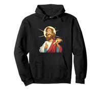 Believer Pizza Costume for Lord Jesus and Fast Food Lovers Pullover Hoodie