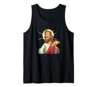 Believer Pizza Costume for Lord Jesus and Fast Food Lovers Tank Top