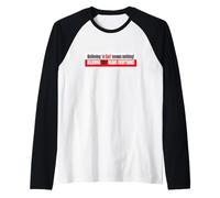 Believing in God Means Nothing Believing God is Everything Raglan Baseball Tee