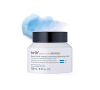 belif Aqua Bomb Makeup Removing Cleansing Balm, Hydrating Cream-to-Oil Cleanser, Deep Cleansing, No Oily Residue, Suits All Skin Types, Korean Skincare (100ml)