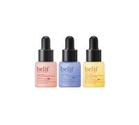 belif Super drops - discover glowing skin mini kit | Travel size, gift set, hyaluronic hydrating serum, peptide firming serum, vitamin C brightening serum, Korean skincare, Korean beauty (6ml x 3)