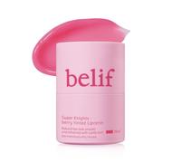 belif Super knights - berry tinted Lipcerin | Vibrant pink tinted lip care, strawberry flavour, hydrates and plumps, improves lip texture and firmness, Korean skincare, Korean beauty (15ml)