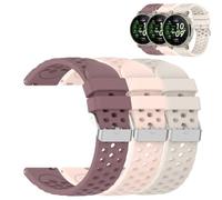 BELIKEJIN 3-Pack Silicone Band Compatible with Amazfit Cheetah2 Pro, Soft Sport Strap Replacement Watchband for Men Women (Starlight+Pink+Purple)