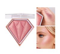 Beliky Girl 5 Color Diamond Highlighter Palette, Highlighting, Trimming & Blush, Shimmer Powder, Glitter Bronzer, Waterproof, Long Lasting, Shimmer Highlighter, Pink