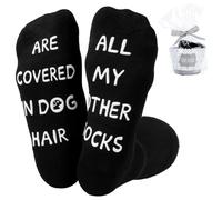 Belillpipi Birthday Gifts for Women Men Dog Lovers Socks with saying-ALL MY OTHER SOCKS ARE COVERED IN DOG HAIR Gifts for Women Friend Sister, Birthday Valentines Prensents Ideas