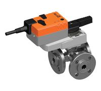 Belimo 3-Way Ball Valve DN15 Flange Kvs15 24VAC/DC 9s 2-point 4Nm IP54 R7015R-B1/LRQ24A