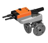 Belimo 3-Way Ball Valve DN25 Flange Kvs26 24VAC/DC 9s 2-point 16Nm IP54 R7025R-B2/SRQ24A