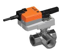Belimo 3-Way Ball Valve Rp1-1/2 Kvs31 24VAC/DC 90s MP-Bus 0-10/2-10V 10Nm IP54 R3040-S3/NR24A-MP