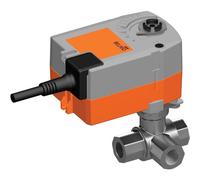 Belimo 3-Way Ball Valve Rp1/2 Kvs5.5 100-240VAC Fail-Safe NO 75s 2-point 2.500Nm IP42 R3015-BL1/TRF230-O