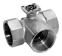 Belimo 3-Way Ball Valve Rp1 Kvs10 24VAC/DC 90s MP-Bus 0-10/2-10V 20Nm IP54 R3025-BL2/SR24A-MP