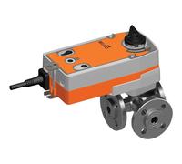 Belimo 3-Way Characterized Valve DN15 Flange Kvs1.6 100-240VAC Fail-Safe NO 35s 3-point 5Nm IP54 R7015R1P6-B1/NRFD230A-3-O