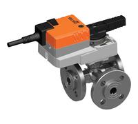 Belimo 3-Way Characterized Valve DN15 Flange Kvs4 24VAC/DC 90s BACnet/Modbus 10Nm IP40 RJ12 R7015R4-B1/NR24A-MOD-J6