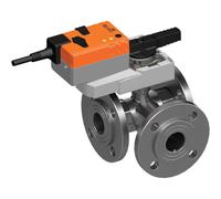 Belimo 3-Way Characterized Valve DN32 Flange Kvs16 24VAC/DC 9s 2-10V 8Nm IP54 R7032R16-B3/NRQ24A-SR