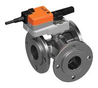 Belimo 3-Way Characterized Valve DN50 Flange Kvs25 24VAC/DC 90s BACnet/Modbus 10Nm IP40 RJ12 R7050R25-B3/NR24A-MOD-J6