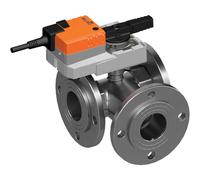 Belimo 3-Way Characterized Valve DN50 Flange Kvs25 24VAC/DC 90s BACnet/Modbus 20Nm IP40 RJ12 R7050R25-B3/SR24A-MOD-J6