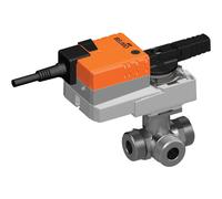 Belimo 3-Way Characterized Valve G1 Kvs2.5 24VAC/DC 90s BACnet/Modbus/MP-Bus 10Nm IP54 R512/NR24A-MOD