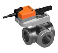 Belimo 3-Way Characterized Valve G2-3/4 Kvs25 24VAC/DC 90s BACnet/Modbus 20Nm IP40 RJ12 R548/SR24A-MOD-J6